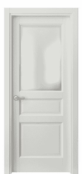 Дверь межкомнатная 1432 МСР САТ. Цвет Матовый серый. Материал Гладкая эмаль. Коллекция Galant. Картинка.
