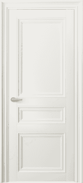 Дверь межкомнатная 2537 МЖМ. Цвет Матовый жемчужный. Материал Гладкая эмаль. Коллекция Centro. Картинка.