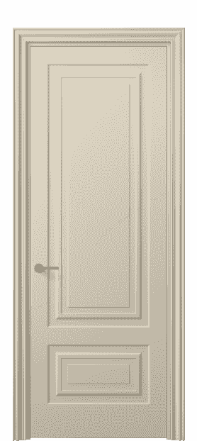 Дверь межкомнатная 8441 ММЦ . Цвет Матовый марципановый. Материал Гладкая эмаль. Коллекция Mascot. Картинка.