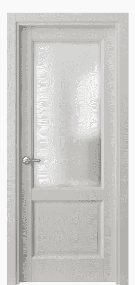 Дверь межкомнатная 1422 СШ САТ. Цвет Серый шёлк. Материал Ciplex ламинатин. Коллекция Galant. Картинка.