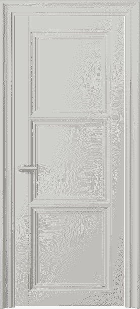Дверь межкомнатная 2503 СШ Серый шёлк. Цвет Серый шёлк. Материал Ciplex ламинатин. Коллекция Centro. Картинка.
