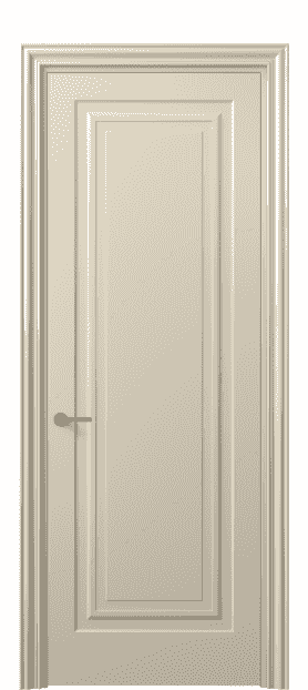 Дверь межкомнатная 8401 ММЦ . Цвет Матовый марципановый. Материал Гладкая эмаль. Коллекция Mascot. Картинка.