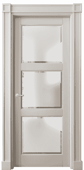 Дверь межкомнатная 6310 БСБЖ САТ-Ф. Цвет Бук светло-бежевый. Материал Массив бука эмаль. Коллекция Toscana Plano. Картинка.