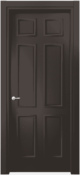 Дверь межкомнатная 8133 МАН . Цвет Матовый антрацит. Материал Гладкая эмаль. Коллекция Paris. Картинка.