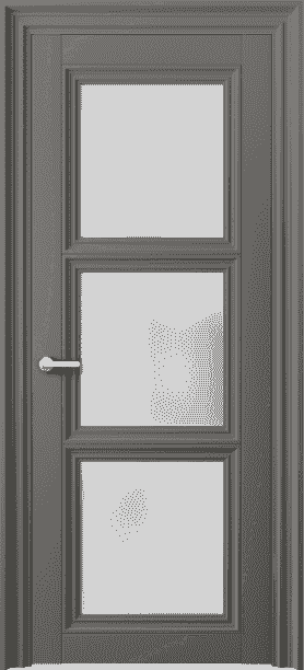 Дверь межкомнатная 2504 МКЛС САТ. Цвет Матовый классический серый. Материал Гладкая эмаль. Коллекция Centro. Картинка.