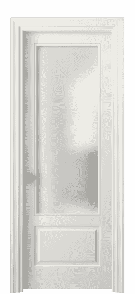 Дверь межкомнатная 8542 МЖМ САТ. Цвет Матовый жемчужный. Материал Гладкая эмаль. Коллекция Esse. Картинка.