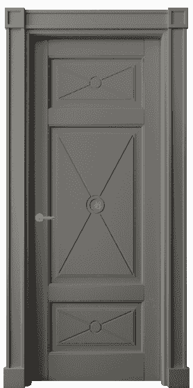 Дверь межкомнатная 6367 БКЛС. Цвет Бук классический серый. Материал Массив бука эмаль. Коллекция Toscana Litera. Картинка.