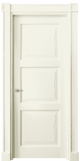 Дверь межкомнатная 6329 МБМ. Цвет Бук молочно-белый. Материал Массив бука эмаль. Коллекция Toscana Elegante. Картинка.