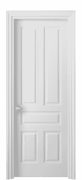 Дверь межкомнатная 8531 МБЛ . Цвет Матовый белоснежный. Материал Гладкая эмаль. Коллекция Esse. Картинка.