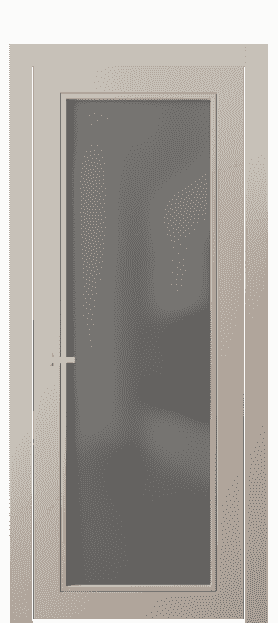 Дверь межкомнатная 8000 МСБЖ СЕР САТ. Цвет Матовый светло-бежевый. Материал Гладкая эмаль. Коллекция Neo Classic. Картинка.