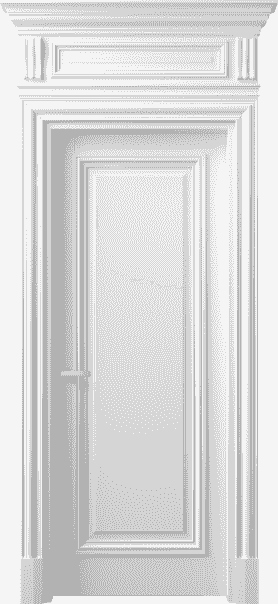 Дверь межкомнатная 7301 ББЛ. Цвет Бук белоснежный. Материал Массив бука эмаль. Коллекция Antique. Картинка.