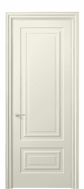 Дверь межкомнатная 8441 ММБ . Цвет Матовый молочно-белый. Материал Гладкая эмаль. Коллекция Mascot. Картинка.