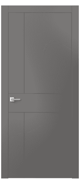 Дверь межкомнатная 8056 МКЛС . Цвет Матовый классический серый. Материал Гладкая эмаль. Коллекция Linea. Картинка.