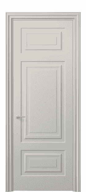 Дверь межкомнатная 8421 МОС . Цвет Матовый облачно-серый. Материал Гладкая эмаль. Коллекция Mascot. Картинка.