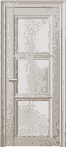 Дверь межкомнатная 2504 МСБЖ САТ. Цвет Матовый светло-бежевый. Материал Гладкая эмаль. Коллекция Centro. Картинка.