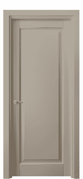 Дверь межкомнатная 0701 ББСКП. Цвет Бук бисквитный с позолотой. Материал  Массив бука эмаль с патиной. Коллекция Lignum. Картинка.