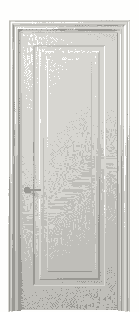 Дверь межкомнатная 8401 МСР. Цвет Матовый серый. Материал Гладкая эмаль. Коллекция Mascot. Картинка.