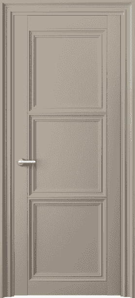 Дверь межкомнатная 2503 МБСК. Цвет Матовый бисквитный. Материал Гладкая эмаль. Коллекция Centro. Картинка.