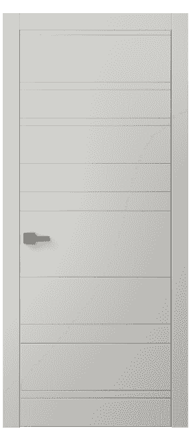 Дверь межкомнатная 8055 МСР . Цвет Матовый серый. Материал Гладкая эмаль. Коллекция Linea. Картинка.