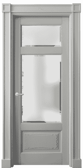 Дверь межкомнатная 6326 БНСР САТ-Ф. Цвет Бук нейтральный серый. Материал Массив бука эмаль. Коллекция Toscana Elegante. Картинка.