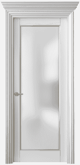 Дверь межкомнатная 6202 ББЛП САТ. Цвет Бук белоснежный с позолотой. Материал  Массив бука эмаль с патиной. Коллекция Royal. Картинка.