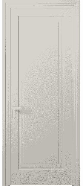 Дверь межкомнатная 8301 МОС. Цвет Матовый облачно-серый. Материал Гладкая эмаль. Коллекция Rocca. Картинка.