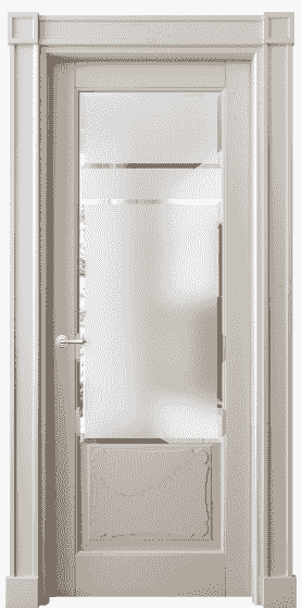 Дверь межкомнатная 6326 БСБЖ САТ-Ф. Цвет Бук светло-бежевый. Материал Массив бука эмаль. Коллекция Toscana Elegante. Картинка.