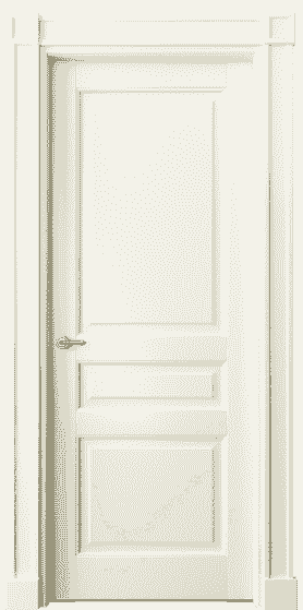 Дверь межкомнатная 6305 МБМ. Цвет Бук молочно-белый. Материал Массив бука эмаль. Коллекция Toscana Plano. Картинка.