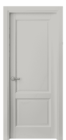 Дверь межкомнатная 1421 СШ. Цвет Серый шёлк. Материал Ciplex ламинатин. Коллекция Galant. Картинка.