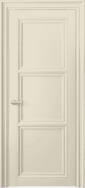Дверь межкомнатная 2503 ММЦ. Цвет Матовый марципановый. Материал Гладкая эмаль. Коллекция Centro. Картинка.