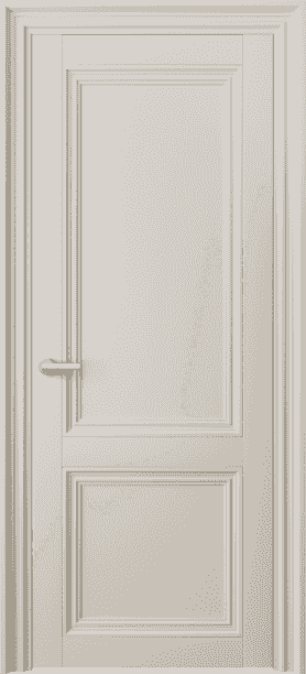 Дверь межкомнатная 2523 МОС. Цвет Матовый облачно-серый. Материал Гладкая эмаль. Коллекция Centro. Картинка.