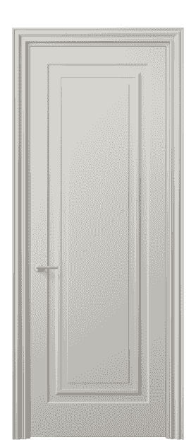 Дверь межкомнатная 8401 МОС . Цвет Матовый облачно-серый. Материал Гладкая эмаль. Коллекция Mascot. Картинка.