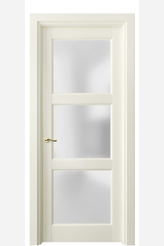 Дверь межкомнатная 0730 МБМ САТ. Цвет Бук молочно-белый. Материал Массив бука эмаль. Коллекция Lignum. Картинка.