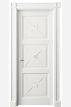 Дверь межкомнатная 6369 БС. Цвет Бук серый. Материал Массив бука эмаль. Коллекция Toscana Litera. Картинка.