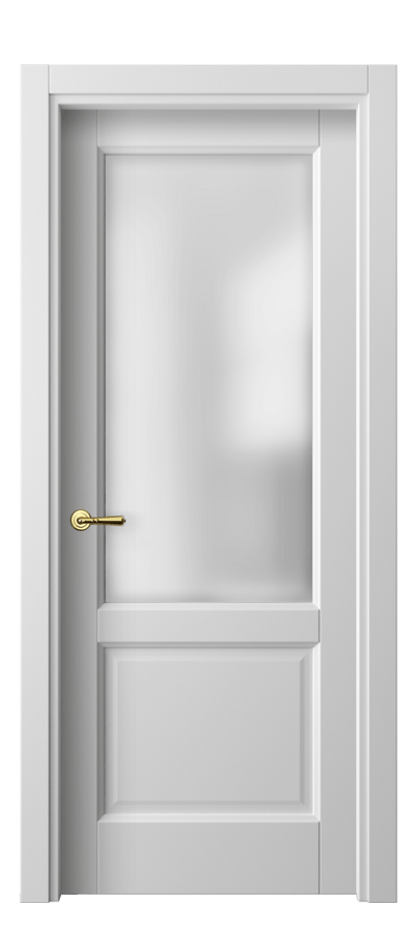 Межкомнатная дверь Галант 1422 Матовый белоснежный Сатинированное стекло Цена 45440 ₽ | Volhovec