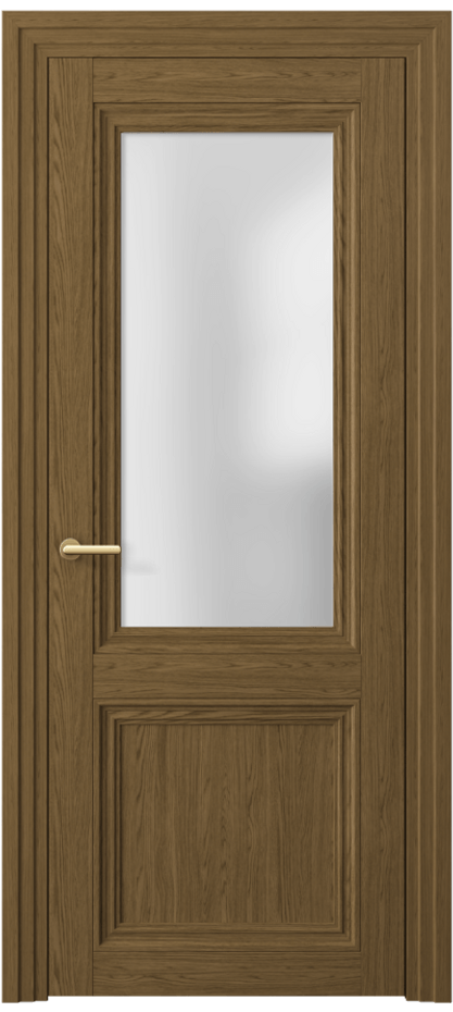 Межкомнатная дверь Centro 2524 Торфяной дуб Сатинированное стекло Цена 42750 ₽ | Volhovec