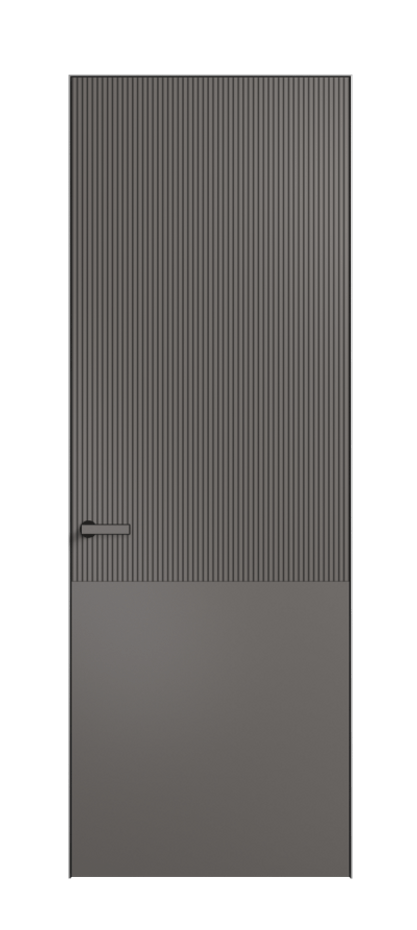Межкомнатная дверь Вельвет 8205 Матовый классический серый. Цена 57980  | Volhovec
