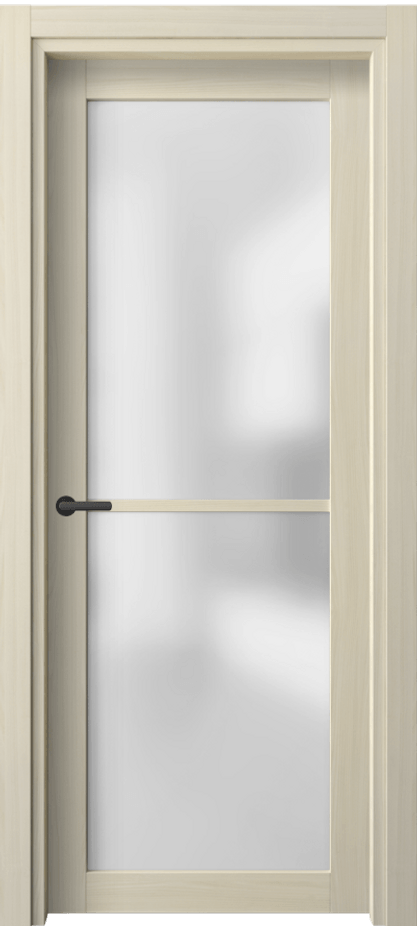 Межкомнатная дверь Нео 2108 Молочный ясень Сатинированное стекло Цена 35910 ₽ | Volhovec