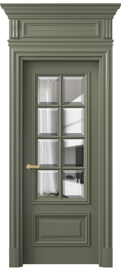Дверь межкомнатная Antique 7316 Бук оливковый тёмный Прозрачное стекло с фацетом, 6 мм КЭП + Объёмный фриз + Карниз БОТ Цена 152880 ₽ Наличники уже входят в базовый комплект. Фабрика дверей Волховец 8 (800) 551 43 19 Межкомнатная дверь Antique 7316 Бук оливковый тёмный Прозрачное стекло с фацетом, 6 мм Цена 152880 ₽ | Volhovec
