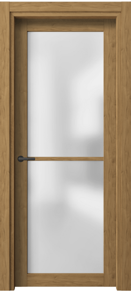 Межкомнатная дверь Нео 2108 Грецкий орех Сатинированное стекло Цена 31310 ₽ | Volhovec