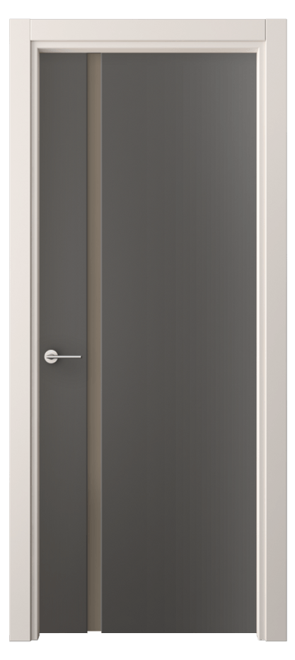 Межкомнатная дверь Freedom 4222 ПЭТ графитовый Сатинированное бронзовое стекло, триплекс Цена 32340 ₽ | Volhovec