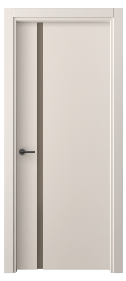 Межкомнатная дверь Freedom 4222 ПЭТ пудровый бежевый Сатинированное бронзовое стекло, триплекс Цена 32340 ₽ | Volhovec