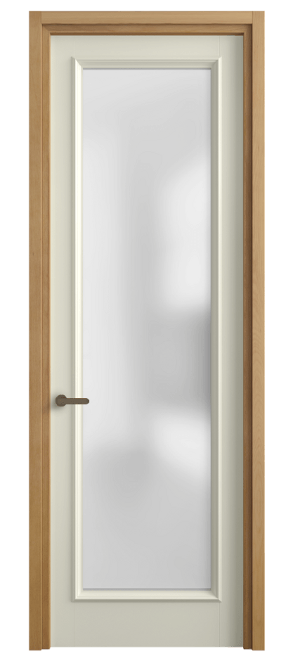 Межкомнатная дверь Шарм 6702 Матовый молочно-белый Сатинированное стекло Цена 105420 ₽ | Volhovec