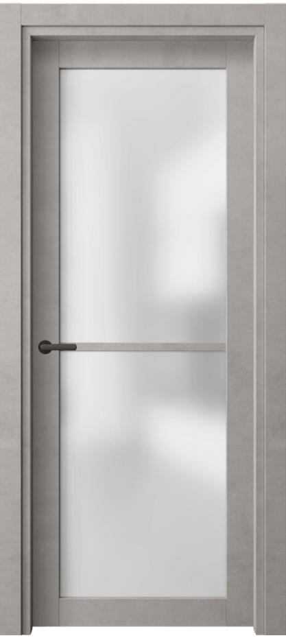 Межкомнатная дверь Нео 2108 Леон серебро Сатинированное стекло Цена 40300 ₽ | Volhovec