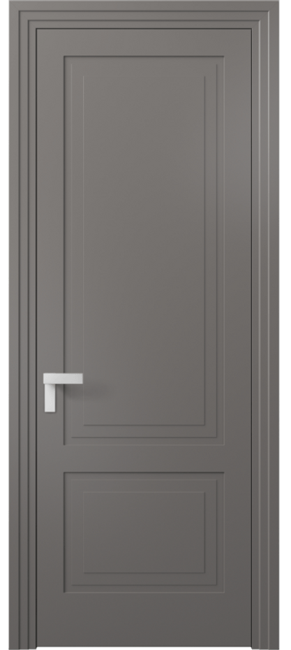 Межкомнатная дверь Rocca АКП 8351 Матовый классический серый  Цена 89670 ₽ | Volhovec