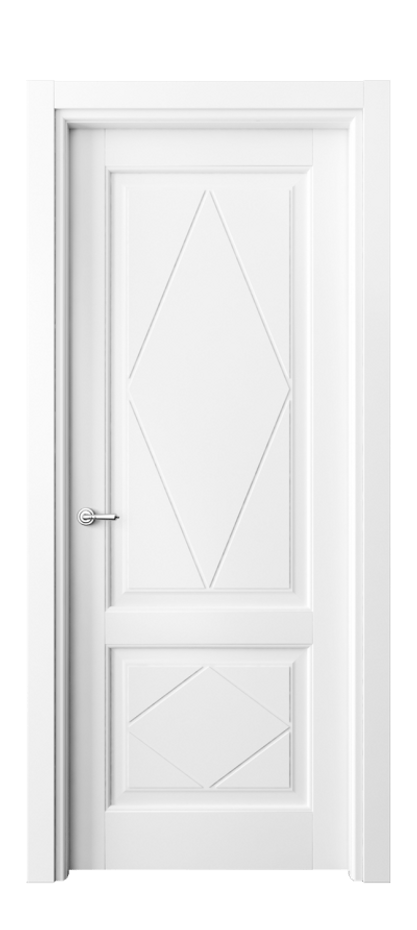 Межкомнатная дверь Тоскана Ромбо 6343 Матовый белоснежный  Цена 105420 ₽ | Volhovec