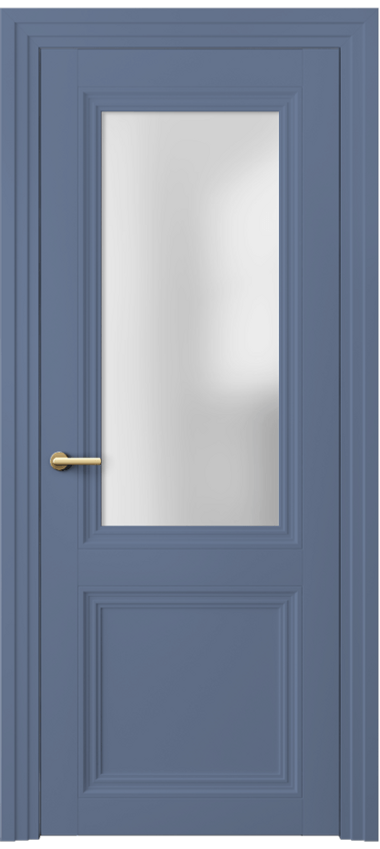 Межкомнатная дверь Centro 2524 Матовый белоснежный Сатинированное стекло Цена 101950 ₽ | Volhovec