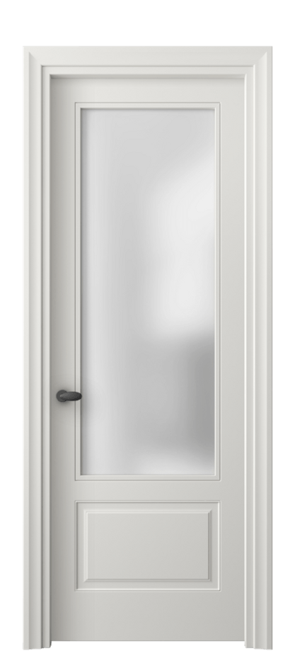 Межкомнатная дверь Esse 8542 Матовый серый Сатинированное стекло Цена 59051 ₽ | Volhovec