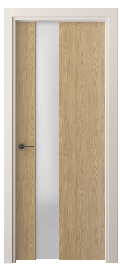 Межкомнатная дверь Freedom 4224 Жемчужный дуб Сатинированное стекло Цена 32170 ₽ | Volhovec