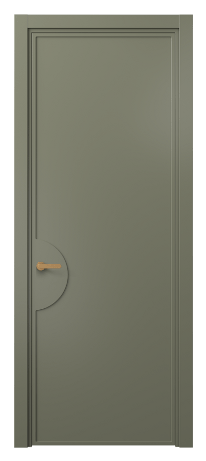 Межкомнатная дверь Frame 8604 Матовый оливковый тёмный  Цена 49450 ₽ | Volhovec
